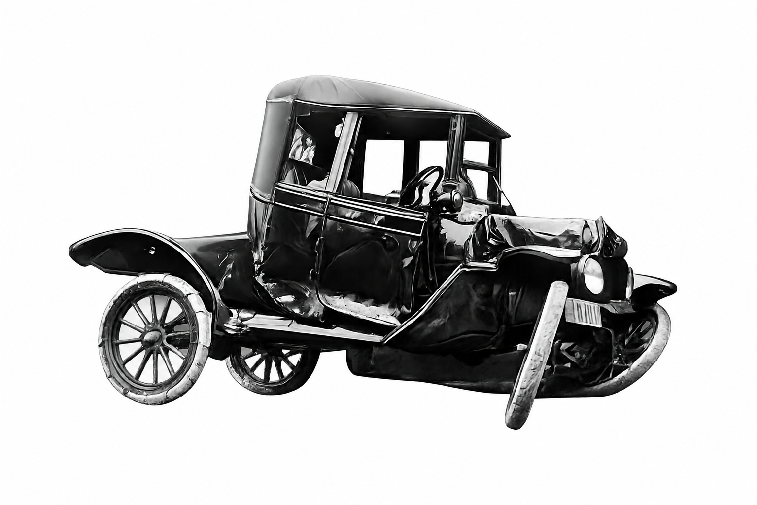 An early mass-produced automobile